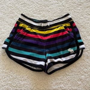 Striped pull on shorts